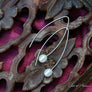 Freshwater Pearl Earrings Contemporary Arches - OutOfAsia